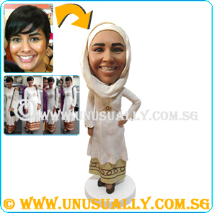 Fully Customized Lovely Female Muslim Figurine